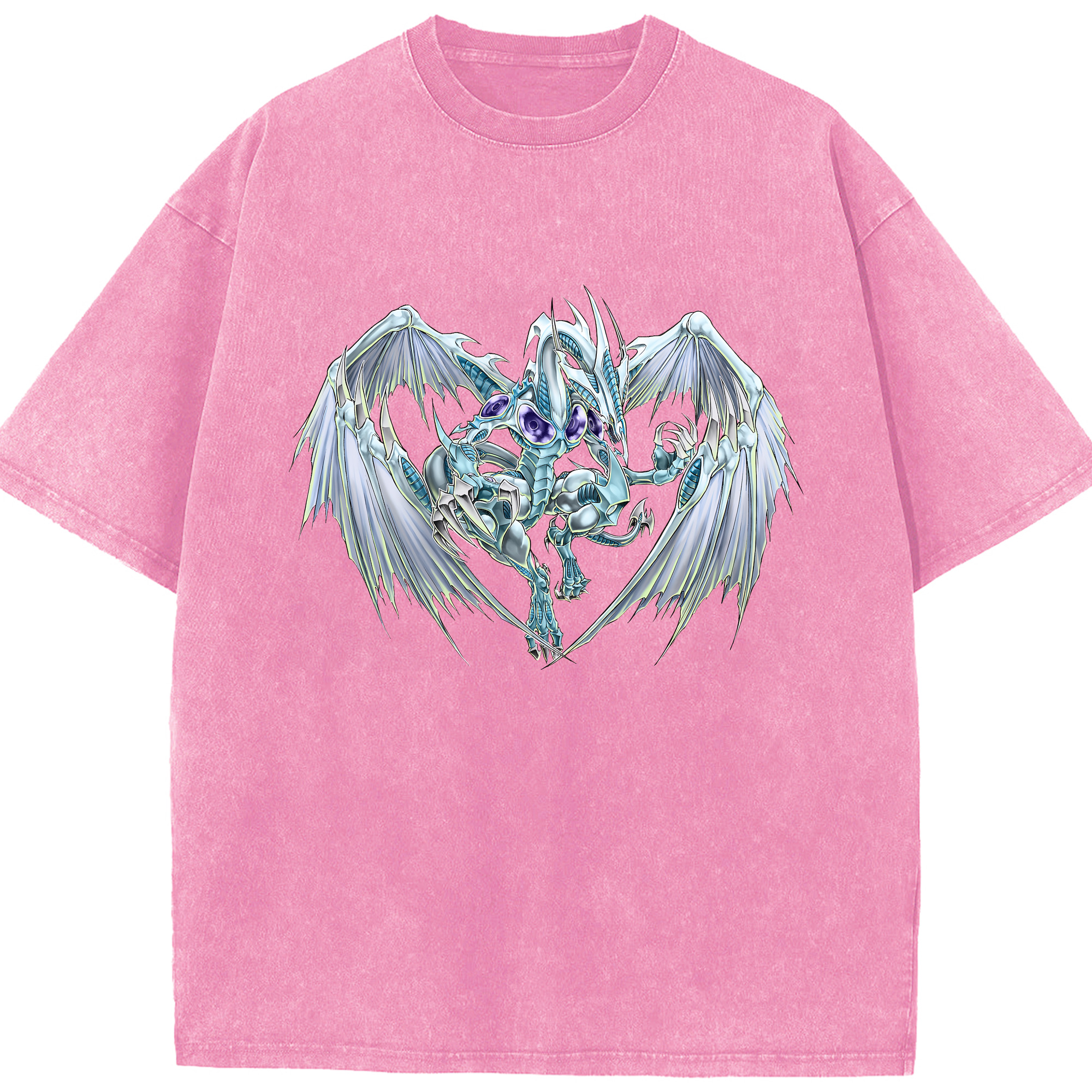 （画像用） 遊☆戯☆王 Yu-Gi-Oh! 綿100% ヴィンテージ風 半袖Tシャツ（フロントプリント）
